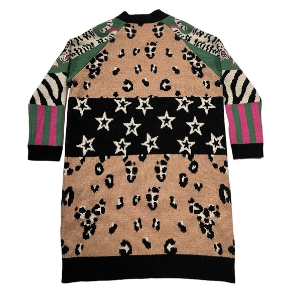 NWOT Anthropologie Starry Leopard Cardigan - Picture 7 of 16